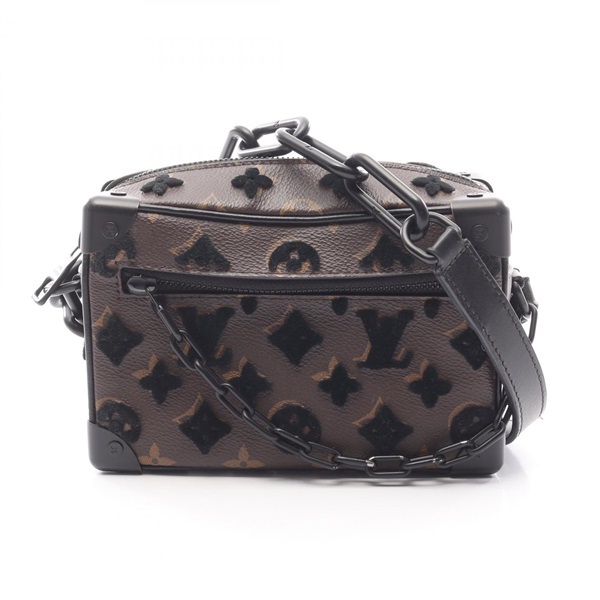 LOUIS VUITTON Mini Soft Trunk crossbody Shoulder Bag M68970 Monogram Tuftages BK