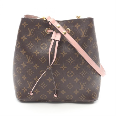 LOUIS VUITTON Neonoe Shoulder crossbody Bag M44022 Monogram leather Rose poodle
