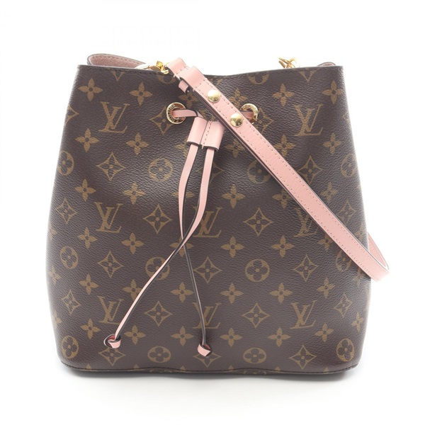 LOUIS VUITTON Neonoe Shoulder crossbody Bag M44022 Monogram leather Rose poodle