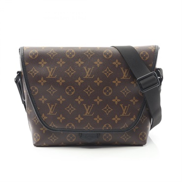 LOUIS VUITTON Magnetic Messenger Shoulder Bag M45557 Monogram macassar used LV
