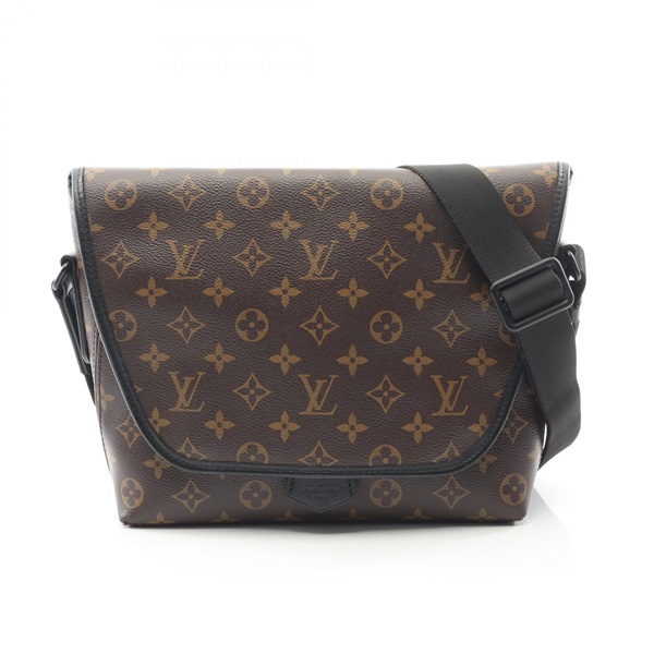 LOUIS VUITTON Magnetic Messenger Shoulder Bag M45557 Monogram macassar used LV