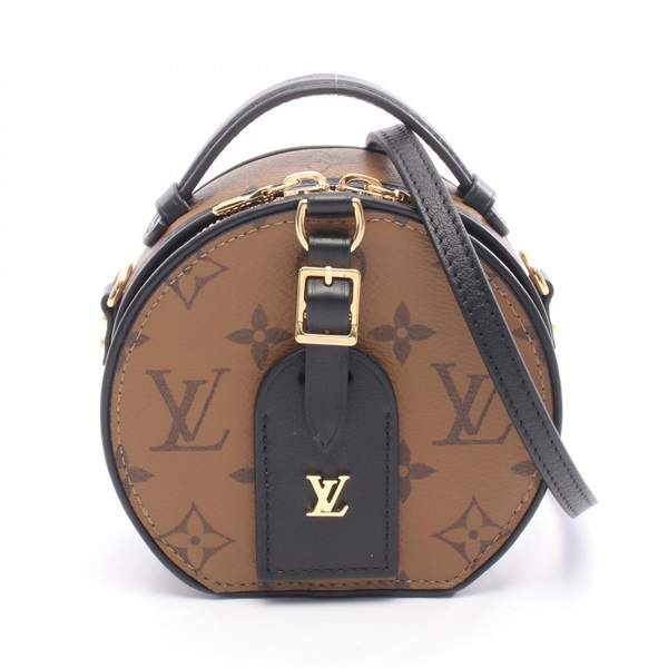 LOUIS VUITTON Mini Boite Chapeau Shoulder Handbag M68276 Monogram Reverse used
