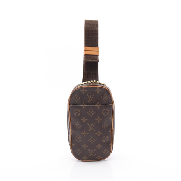 LOUIS VUITTON Pochette Gange Waist bag M51870 Monogram canvas Brown Used unisex