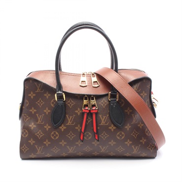 LOUIS VUITTON Tuileries Shoulder Handbag M41456 Monogram canvas leather Brown LV
