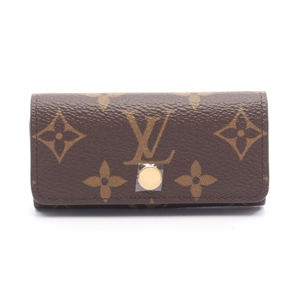 LOUIS VUITTON Multicles 4 key holder case M69517 Monogram canvas Brown unisex LV