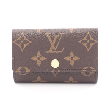 LOUIS VUITTON Multicles 6 key holder case M62630 Monogram canvas Brown Unisex LV