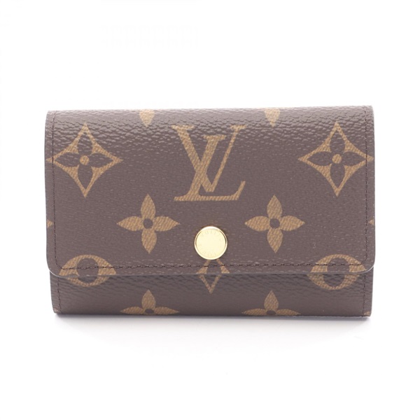 LOUIS VUITTON Multicles 6 key holder case M62630 Monogram canvas Brown Unisex LV