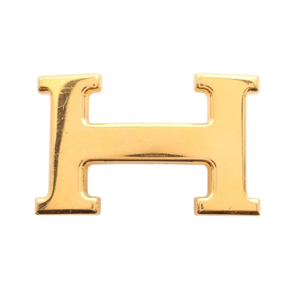 HERMES Constance H Belt buckle Gold Plated Used unisex