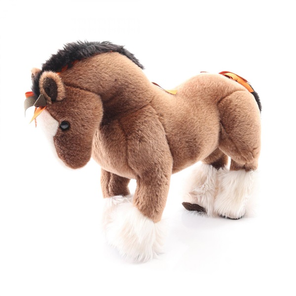 HERMES Elmy PM Plush soft toy H400055M00 Suede acrylic Brown Used Women