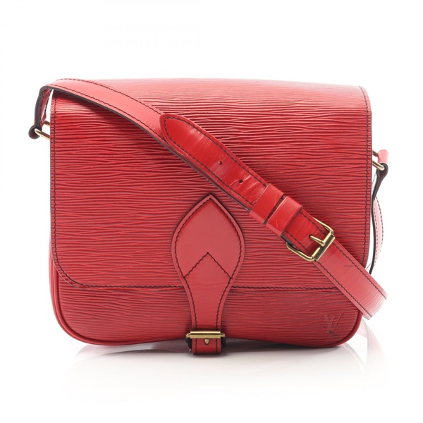 LOUIS VUITTON Cartouchiere Shoulder Bag M52247 Epi leather Castilian red Used LV