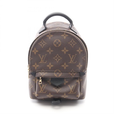 LOUIS VUITTON Palm Springs Backpack Mini Rucksack M44873 Monogram leather brown
