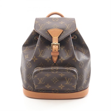 LOUIS VUITTON Mini Montsouris Rucksack Backpack M51137 Monogram leather Brown LV