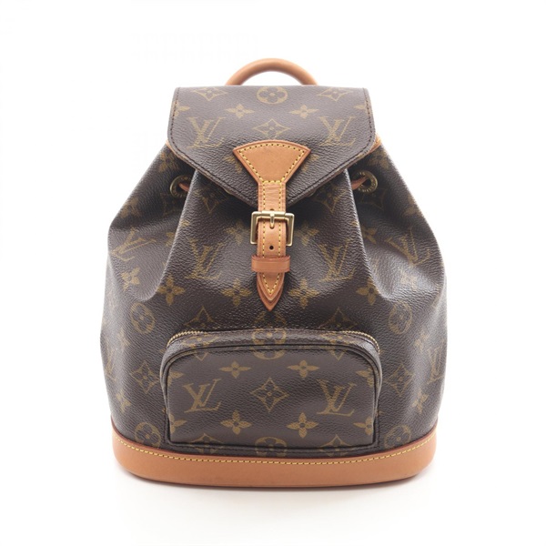 LOUIS VUITTON Mini Montsouris Rucksack Backpack M51137 Monogram leather Brown LV