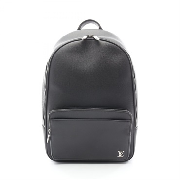 LOUIS VUITTON Alex Backpack Rucksack M30258 Taiga leather Black Used mens LV