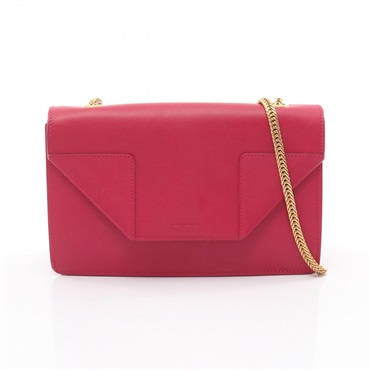 SAINT LAURENT PARIS Betty Chain Shoulder Crossbody Bag 314516 leather Pink Used