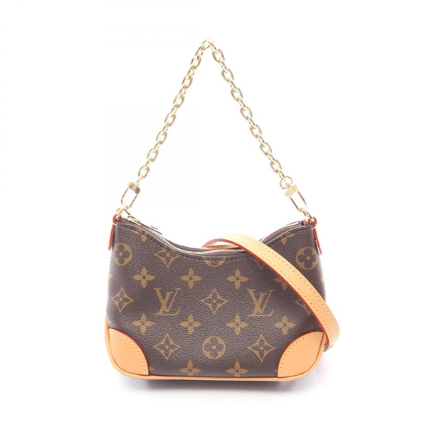 LOUIS VUITTON Nano Boulogne Shoulder Handbag M25519 Monogram canvas brown Used