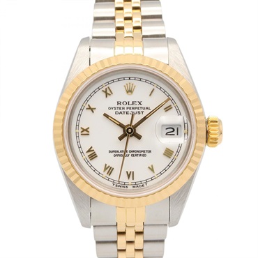 ROLEX Datejust Wrist Watch 69173 Automatic 18KYG Yellow Gold SS Used Women