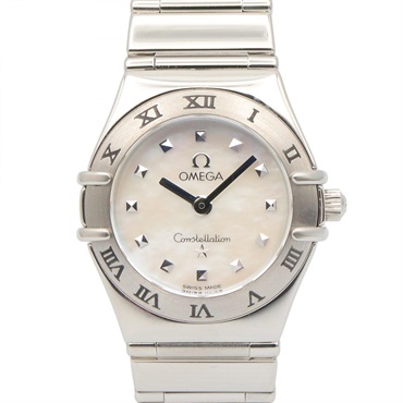 OMEGA Constellation Mini My Choice Wrist Watch 1561.71 Quartz SS Used Women