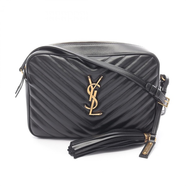 SAINT LAURENT PARIS LOU Monogram Shoulder Crossbody Camera Bag 574494 leather BK
