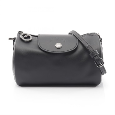 Longchamp Le Pliage Extra Shoulder Bag 10255987001 leather Black NEW Women