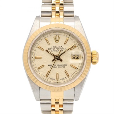 ROLEX Datejust No. 98 Wrist Watch 69173 Automatic 18KYG SS Used Women