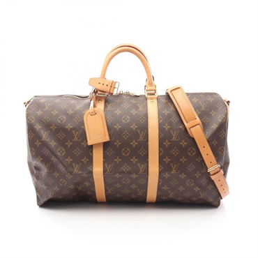 LOUIS VUITTON Keepall Bandouliere 50 Travel Handbag M41416 Monogram canvas Used