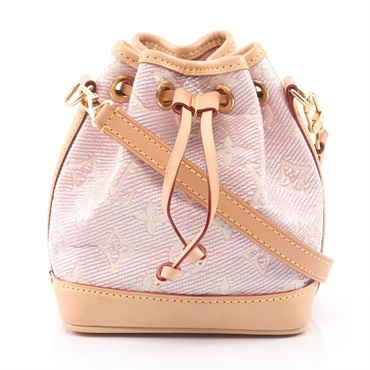 LOUIS VUITTON Nano Noe Crossbody Shoulder Bag M82427 Monogram laminated Used LV