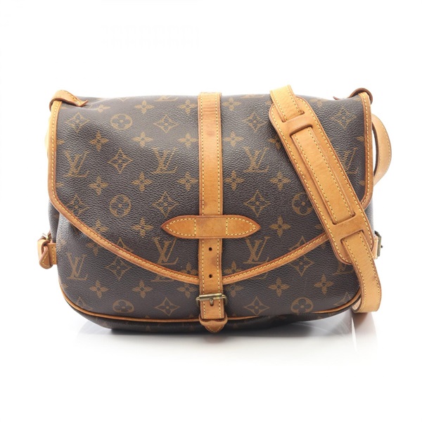 LOUIS VUITTON Saumur 30 Shoulder Crossbody Bag M42256 Monogram canvas Used LV