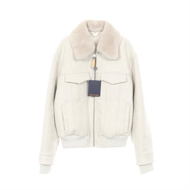 LOUIS VUITTON Blouson Jacket 1AGIRY HSB38E wool Gray Used Women Size 44