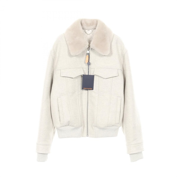 LOUIS VUITTON Blouson Jacket 1AGIRY HSB38E wool Gray Used Women Size 44