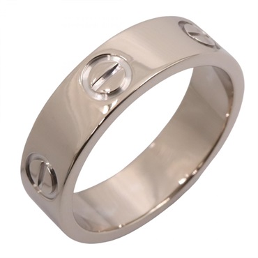 CARTIER Love Ring 18KWG White Gold Used Unisex Us size 6.5 #54