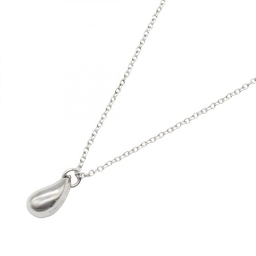 TIFFANY＆CO Teardrop Necklace Pendant 18KWG White Gold Used women
