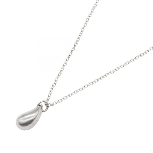 TIFFANY＆CO Teardrop Necklace Pendant 18KWG White Gold Used women
