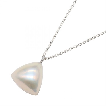 TASAKI Pearl Necklace Pendant 38-42cm 18KWG White Gold Pearl White Used Women