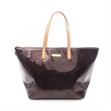 LOUIS VUITTON Bellevue GM Tote shoulder Bag M93589 Vernis leather Amarrant Used