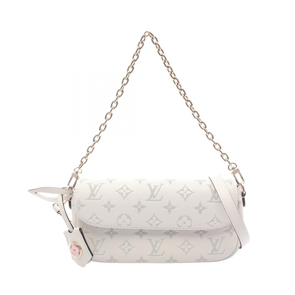 LOUIS VUITTON Wallet on Chain Ivy Shoulderbag M11299 leather Monogram white used