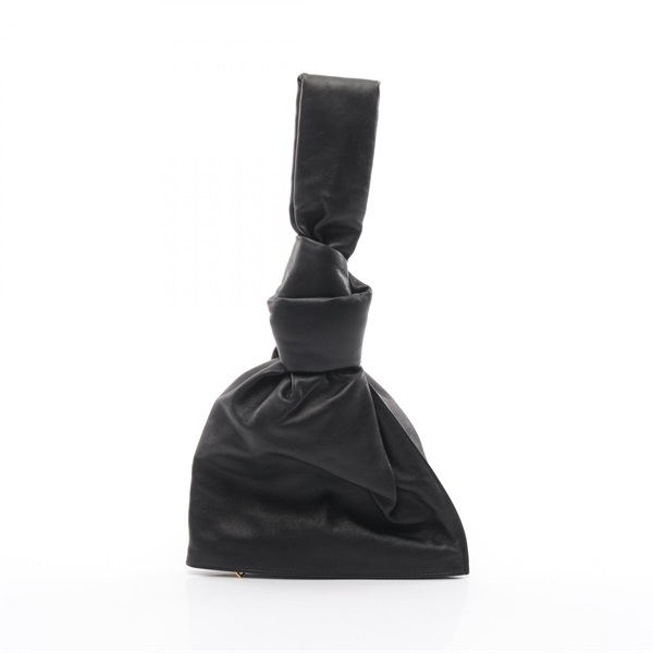 BOTTEGA VENETA Mini The Twist Business clutch bag 652001 leather Black Used