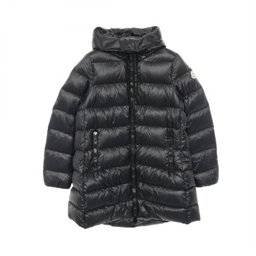 MONCLER SUYEN Down Jacket with Hood Nylon Black Used Women