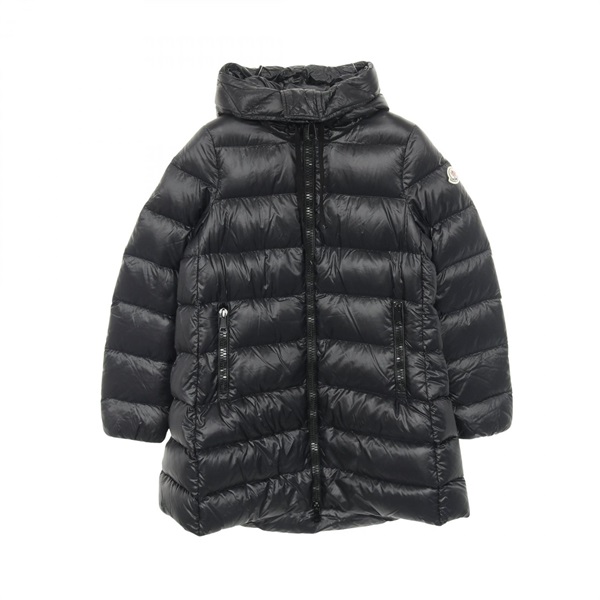 MONCLER SUYEN Down Jacket with Hood Nylon Black Used Women