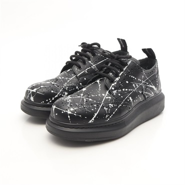 Alexander McQueen sneakers shoes 645882 leather Black White Used mens #40