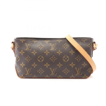 LOUIS VUITTON Trotteur Crossbody Shoulder Bag M51240 Monogram Canvas Used Women