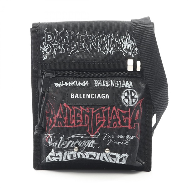 BALENCIAGA EXPLORER SMALL POUCH Shoulder crossbody Bag 6559822AAX61000 Nylon