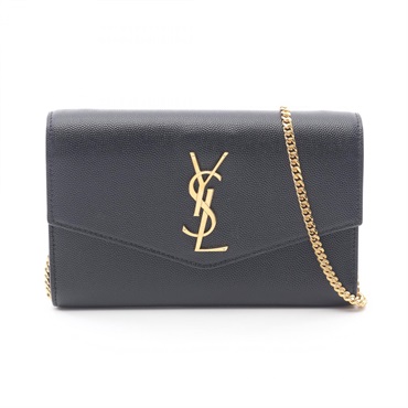SAINT LAURENT PARIS Uptown chain crossbody Shoulder Bag 6077881GF0J1000 leather