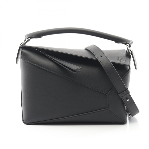 LOEWE Puzzle Bag Espresso Small 2Way Shoulder Handbag A510P60XAC1100 leather Blk