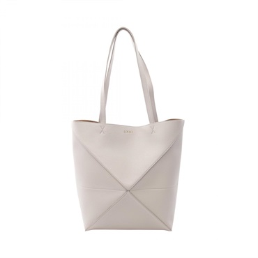 LOEWE PUZZLE MEDIUM Tote Bag A779G50X891769 leather Gray NEW Women