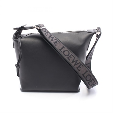 LOEWE CUBI Small Crossbody Shoulder Bag B906Q63X041100 leather Black NEW Unisex