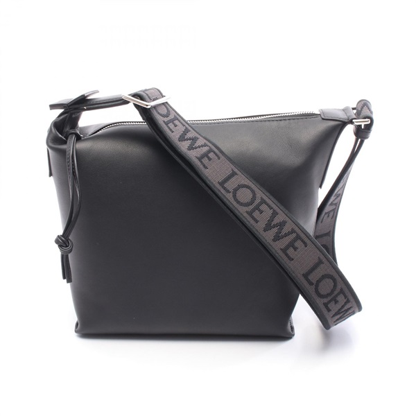 LOEWE CUBI Small Crossbody Shoulder Bag B906Q63X041100 leather Black NEW Unisex