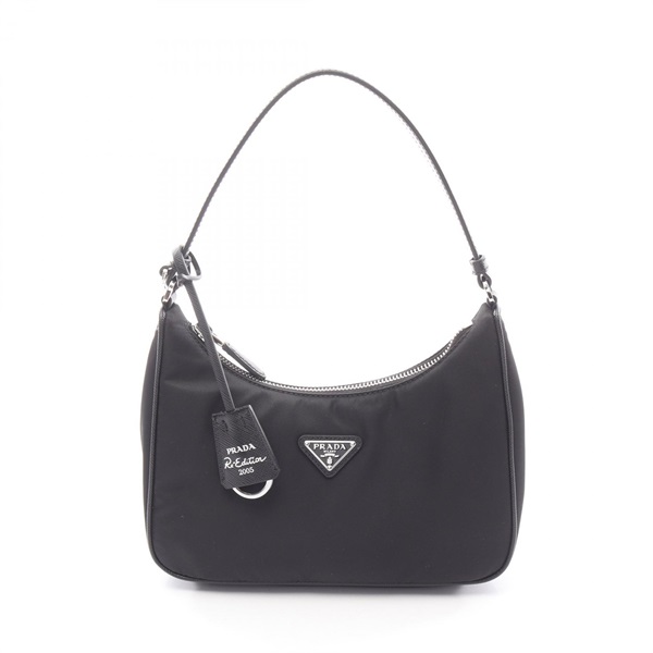 PRADA Re-Edition 2005 Re-Nylon mini Handbag Saffiano leather Black NEW women