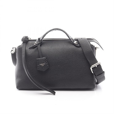 FENDI BY THE WAY Selleria Medium shoulder Handbag 8BL155ASU2F0GXN leather Black