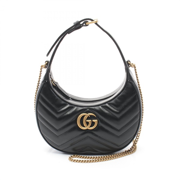 GUCCI GG Marmont Shoulder Handbag 699514DTDHT1000 leather Black NEW Women